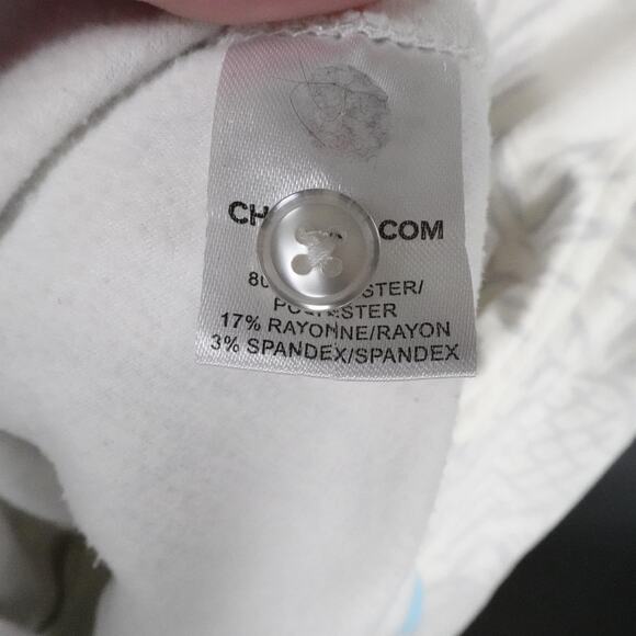 Chubbies‎ Shirt Mens Medium White Gray Pineapple Button Up Long Sleeve Flannel - Picture 9 of 14